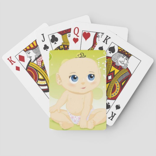 De babyspeelkaarten pokerkaarten (Achterkant)