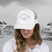 De Bach Club Blauwe Aangepaste Wapen Bachelorette Trucker Pet