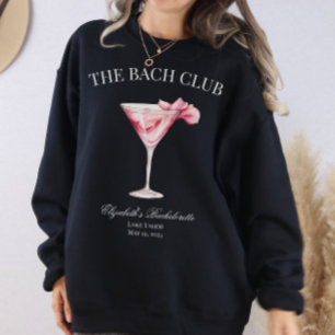 De Bach Club Roze Cocktail Zwart Trui