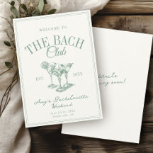 De Bach Club Vintage Old School Bachelorette