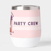 De Bach Party Crew Retro Vrouw Bachelorette Party (Achterkant)