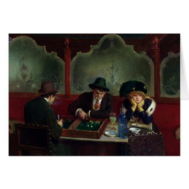 De backgammaspelers (Voorkant Horizontaal)