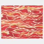 De Bacon Blanket Fleece Deken (Voorkant (Horizontaal))