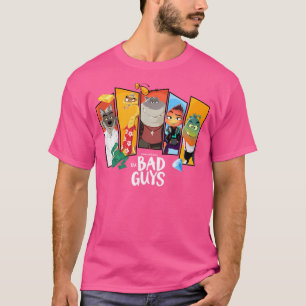 De Bad Guys Karaktergroep Panels T-shirt