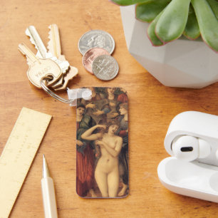 De badende Venus van Sir Edward Coley Burne-Jones Sleutelhanger