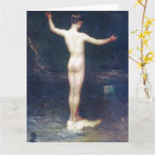 De baders Fijne Kunst Wenskaarten Kaart (Gele Bloem)