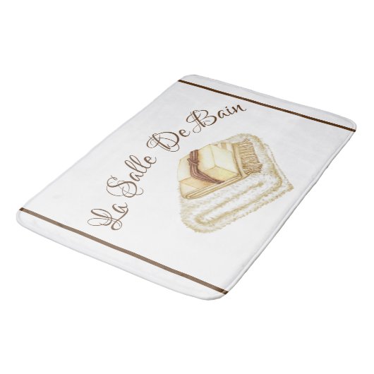 De badkamer in het Frans Bath Mat (Gekanteld)