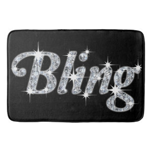 De Badmat van Bling van de Diamant van Faux