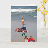 De Badmeesters van het Meisje van Amerika Kaart (Gele Bloem)