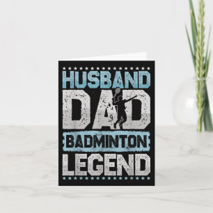 De Badminton Legends Retro Shuttle Mannen Badminto Kaart