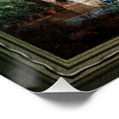 De badpool door Hubert Robert 2e editie Perfect Poster (Hoek)