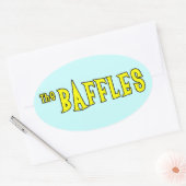 De Baffles Ovale Sticker (Envelop)