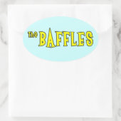 De Baffles Ovale Sticker (Tas)