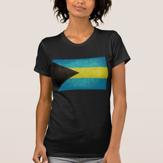 De Bahamaanse vlag; Bahamaans T-shirt (Voorkant)