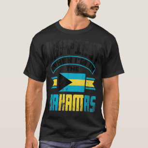 De Bahama's Bahamiaans geluk als ik in de Baham be T-shirt