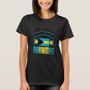 De Bahama's Bahamiaans geluk als ik in de Baham be T-shirt