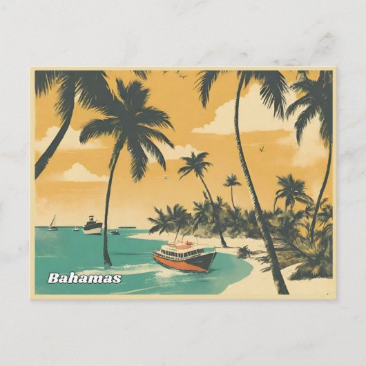 De Bahama's Briefkaart (Voorkant)