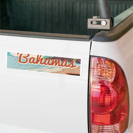 De Bahama's Bumpersticker (Op Truck)