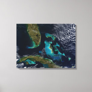 De Bahama's, Florida en Cuba Canvas Afdruk