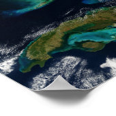 De Bahama's, Florida en Cuba Poster (Hoek)