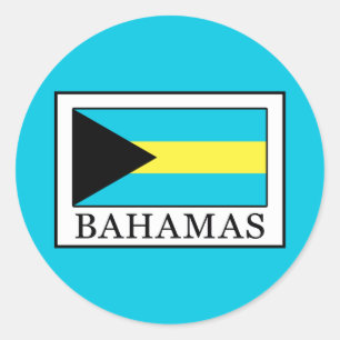 De Bahamas Ronde Sticker