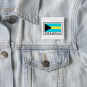 De Bahama's Vierkante Button 5,1 Cm (In situ)