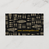 De bain carte de visite ensemble (Dos)