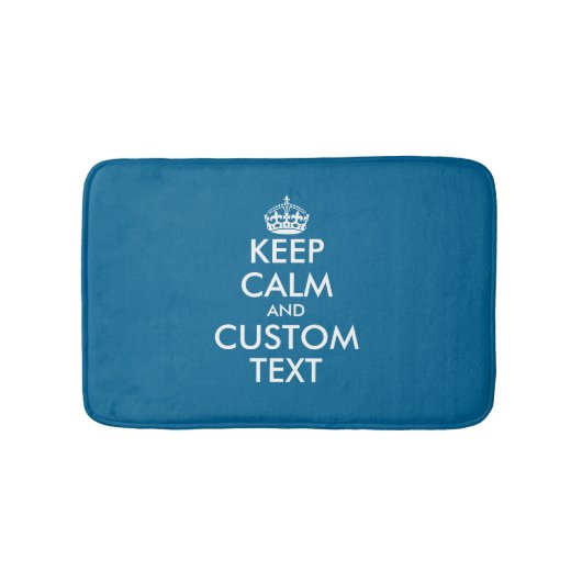 De Bain Créez votre propre bleu unique gardent le tapis (Devant)