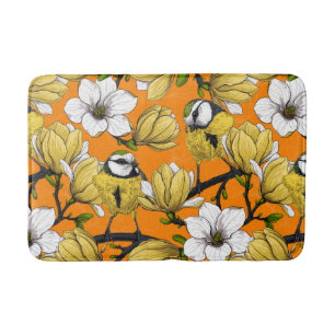 De Bain Heure du printemps dans le tapis jaune