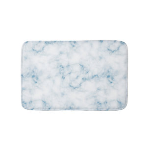 De Bain Le bleu fin blanc du marbre W veine le tapis