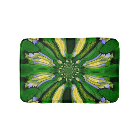De Bain Tapis à fleurs à hydrangée jaune (Devant)