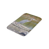 De Bain Tapis bleu Heron (Angle)