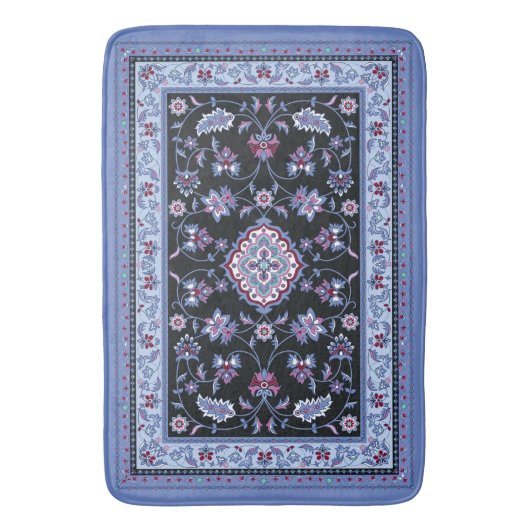 De Bain Tapis bleu persan (devant Vertical)
