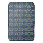 De Bain Tapis Décor En Bleu (devant Vertical)