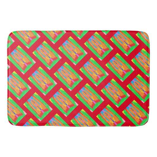 De Bain Tapis et chiffons Art pur abstrait suprême (Devant)