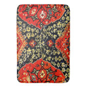 De Bain Tapis Oriental en bleu et orange (devant Vertical)