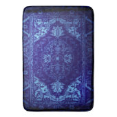 De Bain Tapis oriental - look bleu grunge (devant Vertical)
