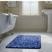 De Bain Tapis persan – Impression bleue inspirée