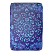 De Bain Tapis persan – Impression bleue inspirée (devant Vertical)