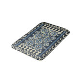 De Bain Tapis persan turc oriental bleu (Angle)