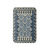 De Bain Tapis persan turc oriental bleu (Devant (Vertical))