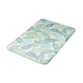 De Bain Tons verts plam tropical feuille tapis motif (Angle)
