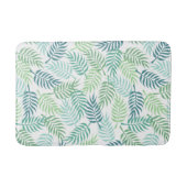 De Bain Tons verts plam tropical feuille tapis motif (Devant)
