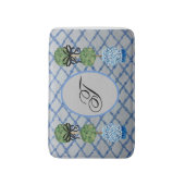 De Bain Topiacé Bleu Gingembre Jarre Tapis (Devant (Vertical))