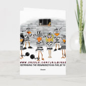 De Bajesklant van de gevangenis Kaart (Achterkant)