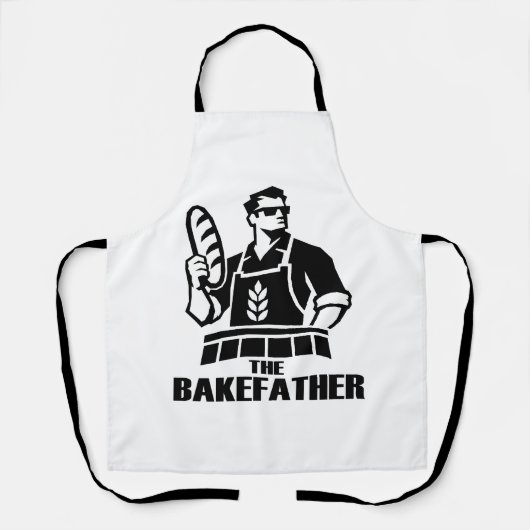 De Bakefather Grappige Bakker Schort (Voorkant)