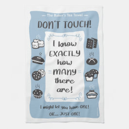 De Baker's Tea Towel Gift (Blauw) Theedoek