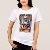De bakker tarot Tri-Blend shirt (Voorkant)