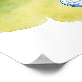 De bal aanpakken - Golf Art Print (Hoek)