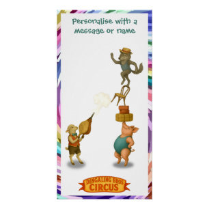 De balancerende groep perfect poster